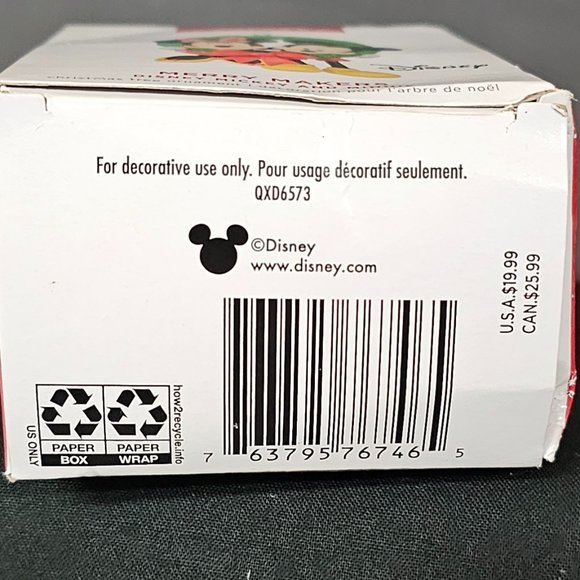 Hallmark Christmas Ornament 2022 MERRY MAKERS Disney Mickey and Minnie Mouse H70 - Picture 3 of 3